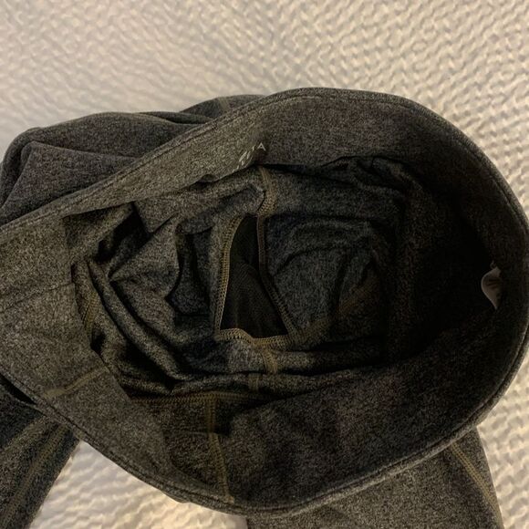 Athleta Gray Leggings stash pocket High Waist Full Length small - Picture 3 of 11